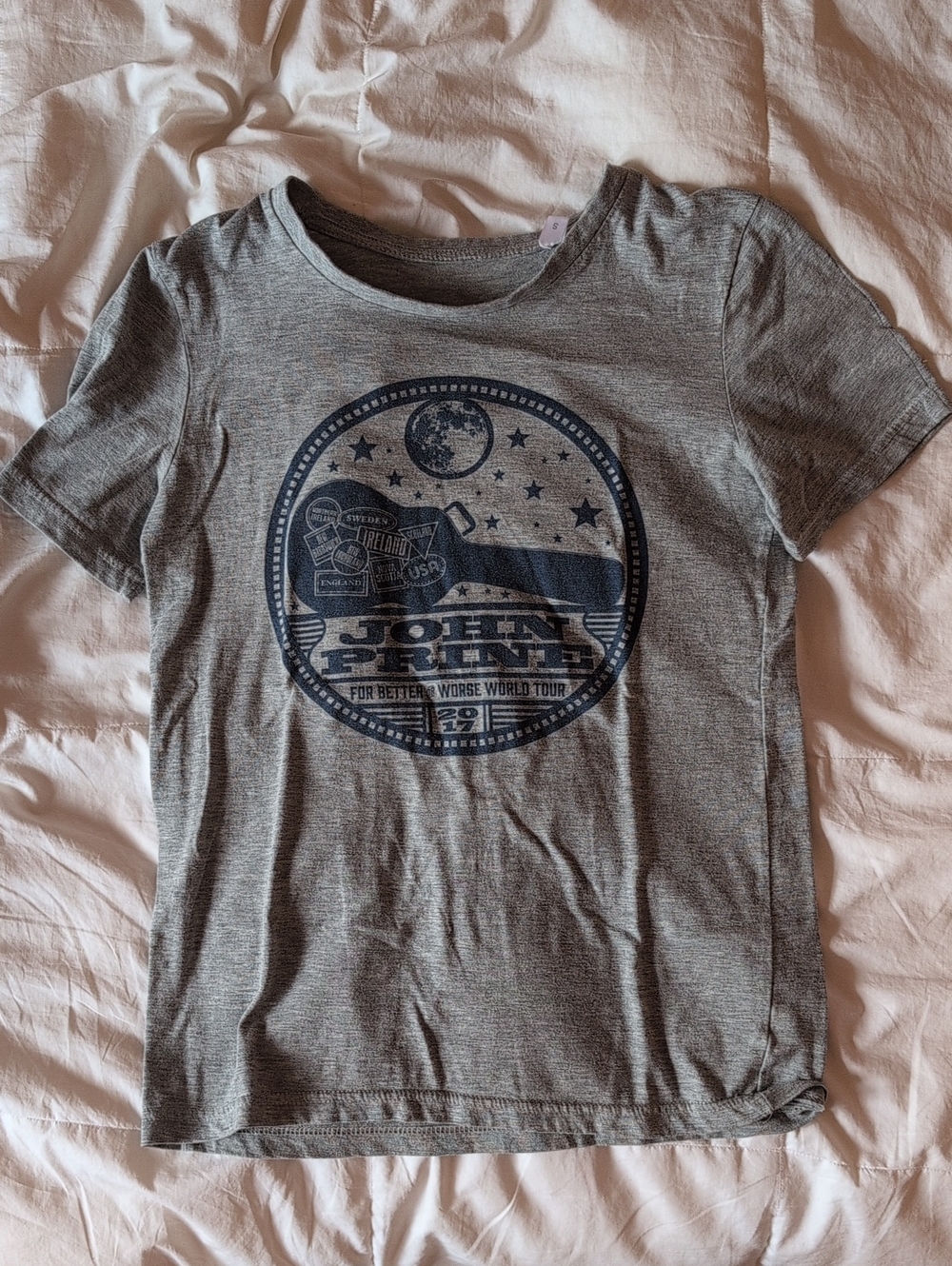 John Prine 2017 World Tour Graphic Tee